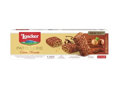 Loacker Gran Pasticceria wafle w czekoladzie z kremem orzechowym