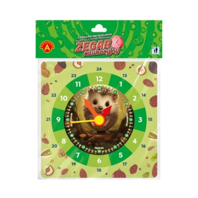 Zegar edukacyjny Jeżyk