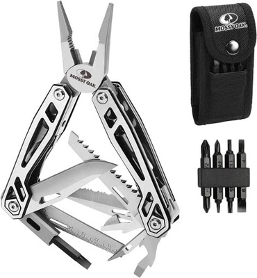 Multitool Mossy Oak 21 w 1 - wielofunkcyjne narzędzie, szczypce