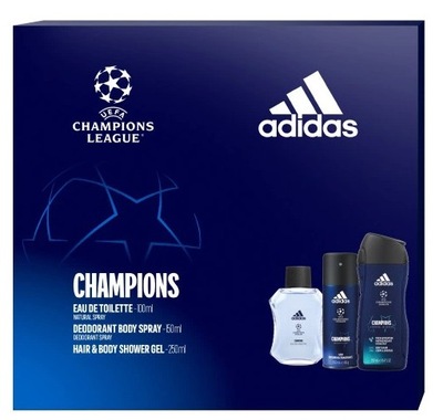 Adidas Zestaw prezentowy Champions woda toaletowa