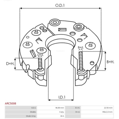 PROSTOWNIK, GÉNÉRATEUR AS-PL ARC5008 - milautoparts-fr.ukrlive.com