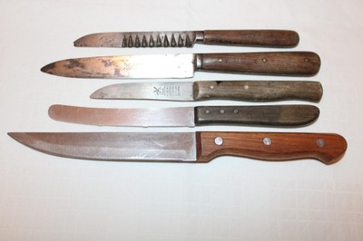 Stare sygnowane noże kuchenne