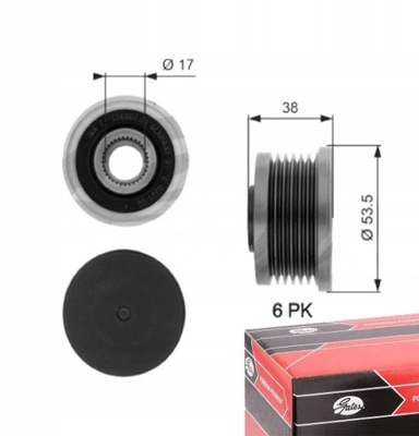 RUEDA POLEA ALTERNADOR PARA RENAULT FLUENCE 2.0  