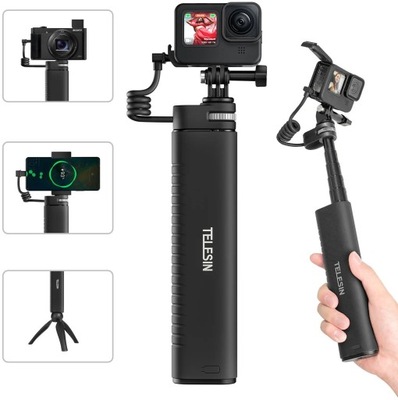 Selfie Stick z powerbankiem USB-C do GoPro Osmo