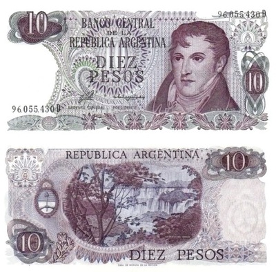 # ARGENTYNA - 10 PESOS - 1976 - P-300 - UNC