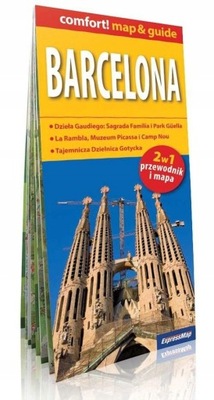 BARCELONA HISZPANIA 2w1 MAPA PRZEWODNIK EXPRESS M