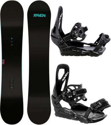 Snowboard RAVEN Pure Mint 143cm + wiązania S230