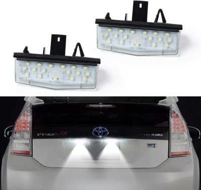Led освещение подсветка номерного знака toyota prius plus v matrix 2008-2013 фото №1