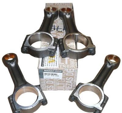 Шатунные шатуны kpl. renault megane ii 1.9 dci 7701476250 оригинал фото №1