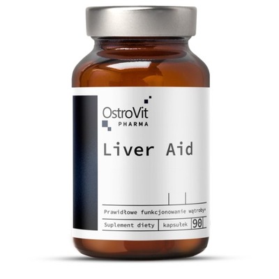 OstroVit Pharma Liver Aid 90 kaps. ZDROWA WĄTROBA