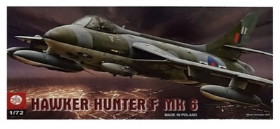 S007 Model samolotu do sklejania HAWKER HUNTER F MK 6