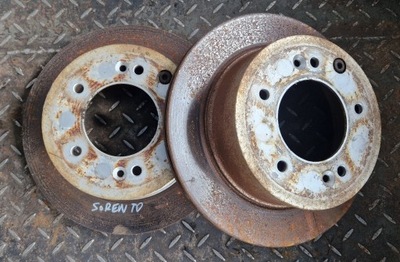 Тормозные диски тормозные задняя kia sorento i 2.5crdi фото №1