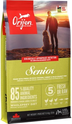 Orijen Senior 11,4kg + Gratis!