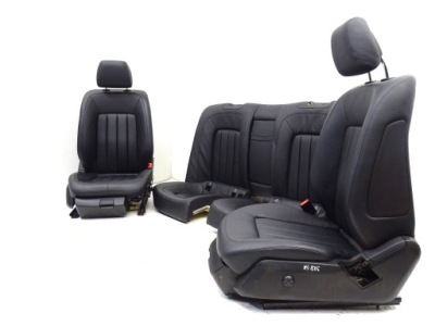 Kpl сидіння заднє сидіння оббивка шкіра mercedes cls w218 sedan підігрів ! фото №1