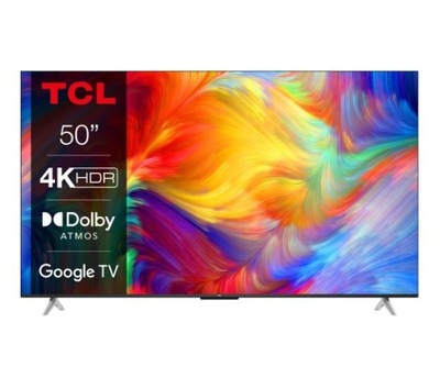 Telewizor LED TCL 50P638 50'' 4K UHD Google TV HDR
