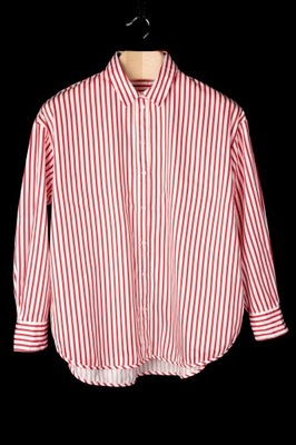 H&M -świetna luźna bluzka koszulowa w paski-42