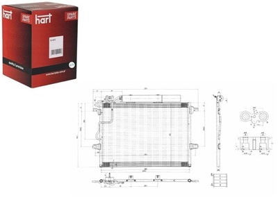 KONDENSATORIUS KONDENSATORIUS KONDICIONAVIMO DB 211 E200 02- HART 