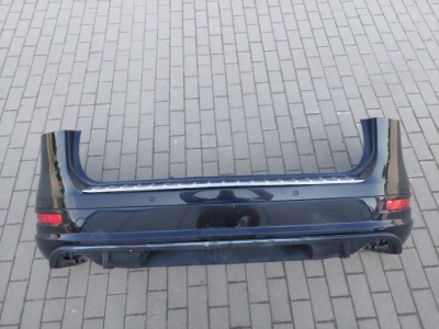 Бампер задний задняя  pdc комплектный  vw touareg 2 2 7p r-line lc9x фото №1