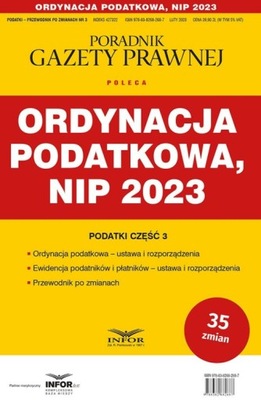 Ordynacja podatkowa, NIP 2023 Podatki część 3