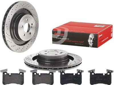 BREMBO DISCOS + ZAPATAS T MERCEDES CLS63 AMG C218  