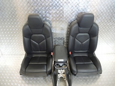 Сидіння czarna шкіра porsche cayenne ii 7p5 7p фото №1