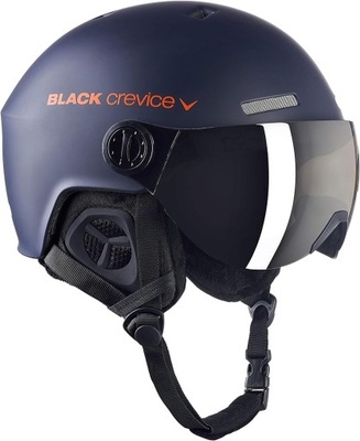 Kask narciarski Black Crevice Arlberg z 2 wizjerami