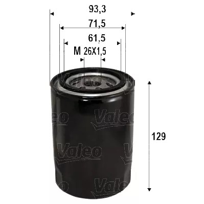 VALEO 586095 FILTRO ACEITES PUSZKOWY  