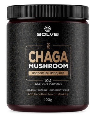 Chaga Błyskoporek podkorowy 100G SOLVE LABS