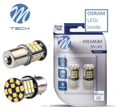 OSRAM LED (СВЕТОДИОД ) P21W BA15S R5W R10W --CANBUS -- ** МОЩНАЯ