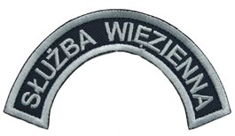 Emblemat naramienny Służby Więziennej - łuczek