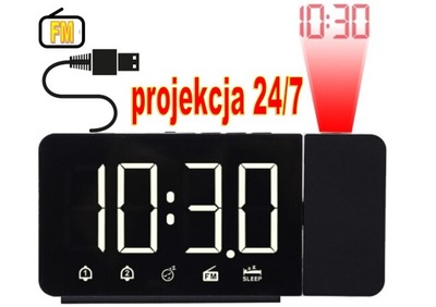 Hinge Heir Shrine Zegar radio budzik stacja pogody z projektorem - Sklep, Opinie, Cena w  Allegro.pl