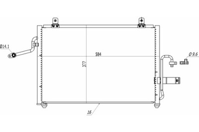 HART KONDENSATORIUS KONDENSATORIUS KONDICIONAVIMO TACUMA 1.6 2.0I 00- 