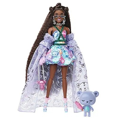 "Lalka Barbie Extra Fancy z Misiami i Akcesor