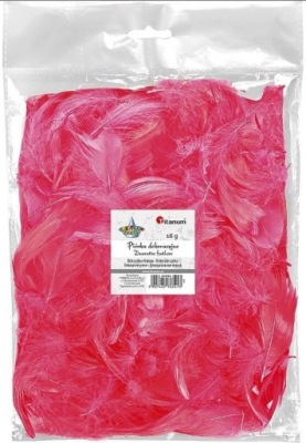 PIÓRKA Dekoracyjne 16G Czerwone