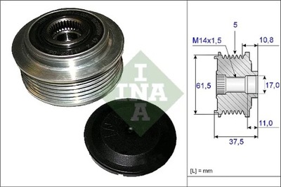 INA 535010710 EMBRAGUE ALT.  