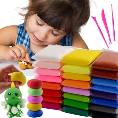 36X PLASTELINA PIANKOLINA POLIMEROWA MASA PIANKOWA