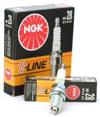 SIWECA DE ENCENDIDO NGK V-LINE 28 BKR6E 4856 X4 JUEGO  