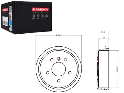 BEBNY DE FRENADO 2 PIEZAS MERCEDES CLASE A W168 97'-04' KAMOKA  