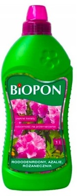 BIOPON PŁYN NAWÓZ DO AZALII RODODENDRONÓW 1 L