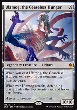 Ulamog, the Ceaseless Hunger Battle for Zendikar