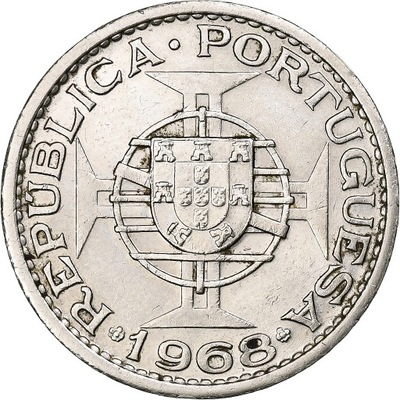 Macau, Pataca, 1968, Nikiel, AU(50-53), KM:6