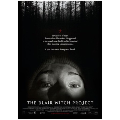 Plakat Blair Witch Project 1999 Film Horror