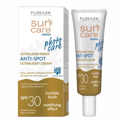 Floslek Sun Care Derma Anti-Spot ultralekki krem SPF 30 30 ml