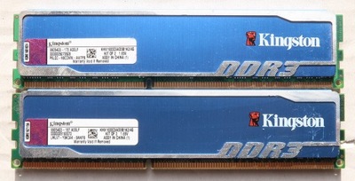Pamięć 4GB (2x2GB) DDR3 PC3-12800 1600MHz KINGSTON HyperX Blu