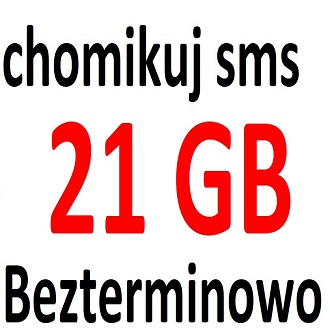 chomikuj sms 21 GB wazne bezterminowo automat