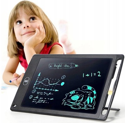 DUŻY 8.5'' TABLET GRAFICZNY KOLOROWY DO RYSOWANIA ZNIKOPIS LCD DLA DZIECI