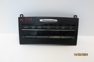 PANEL DE ACONDICIONADOR MERCEDES GASOLINA W212 A2129007404  