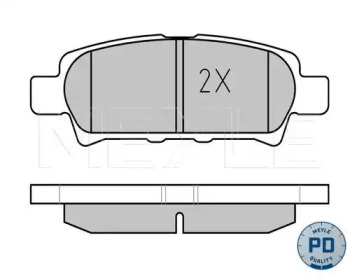 ZAPATAS DE FRENADO MITSUBISHI MEYLE  