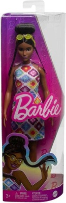 Barbie Fashionistas Lalka Kolorowe romby HJT07