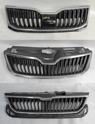 Решётка радиатора skoda rapid / kamiq / citigo 2012-2022 фото №1